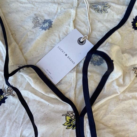 Lucky brand bohemian blouse. New with tags. SZ.L - Picture 2 of 4